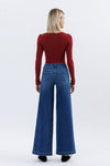 Vervet Mid Rise Full Length Palazzo Jeans