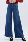 Vervet Mid Rise Full Length Palazzo Jeans