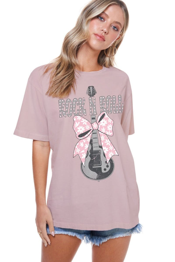 Zutter S/S Rock N Roll Bow Graphic Tee