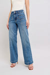 Judy Blue HW Star & Front Seam Detail Wide