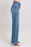 Judy Blue HW Star & Front Seam Detail Wide