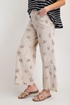 Easel Western Printed Washed Twill Pants