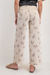 Easel Western Printed Washed Twill Pants