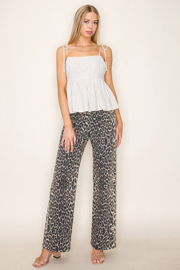 White Birch Sleeveless Solid Knit Top