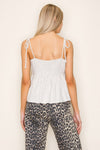 White Birch Sleeveless Solid Knit Top - Curvy Size