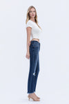 Lovervet High Rise Distressed Kick Flare jeans