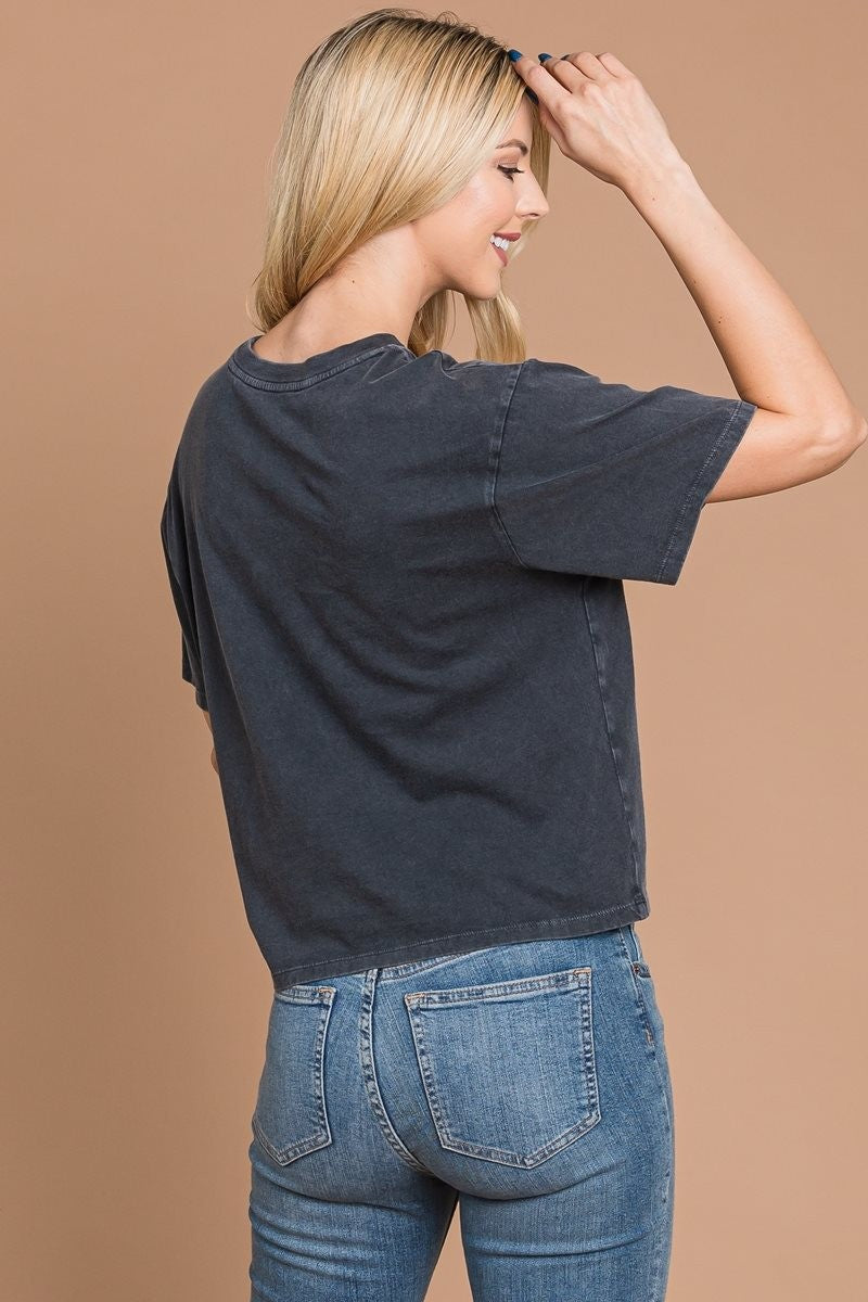 Zutter Free Bird Vintage Graphic Top