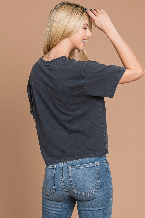 Zutter Free Bird Vintage Graphic Top