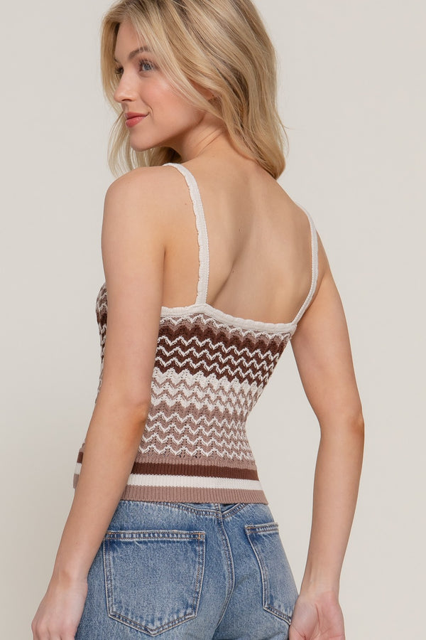Brown Chevron Tank