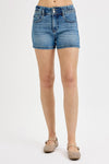 Risen Tummy Control High Rise Bow Detailed Shorts - Blush & Cactus