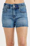 Risen Tummy Control High Rise Bow Detailed Shorts - Blush & Cactus