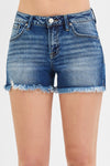 Risen Low Rise Frayed Shorts