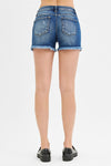 Risen Low Rise Frayed Shorts