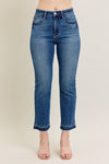 Judy Blue Medium Vintage Wash Release Hem Kick Flare