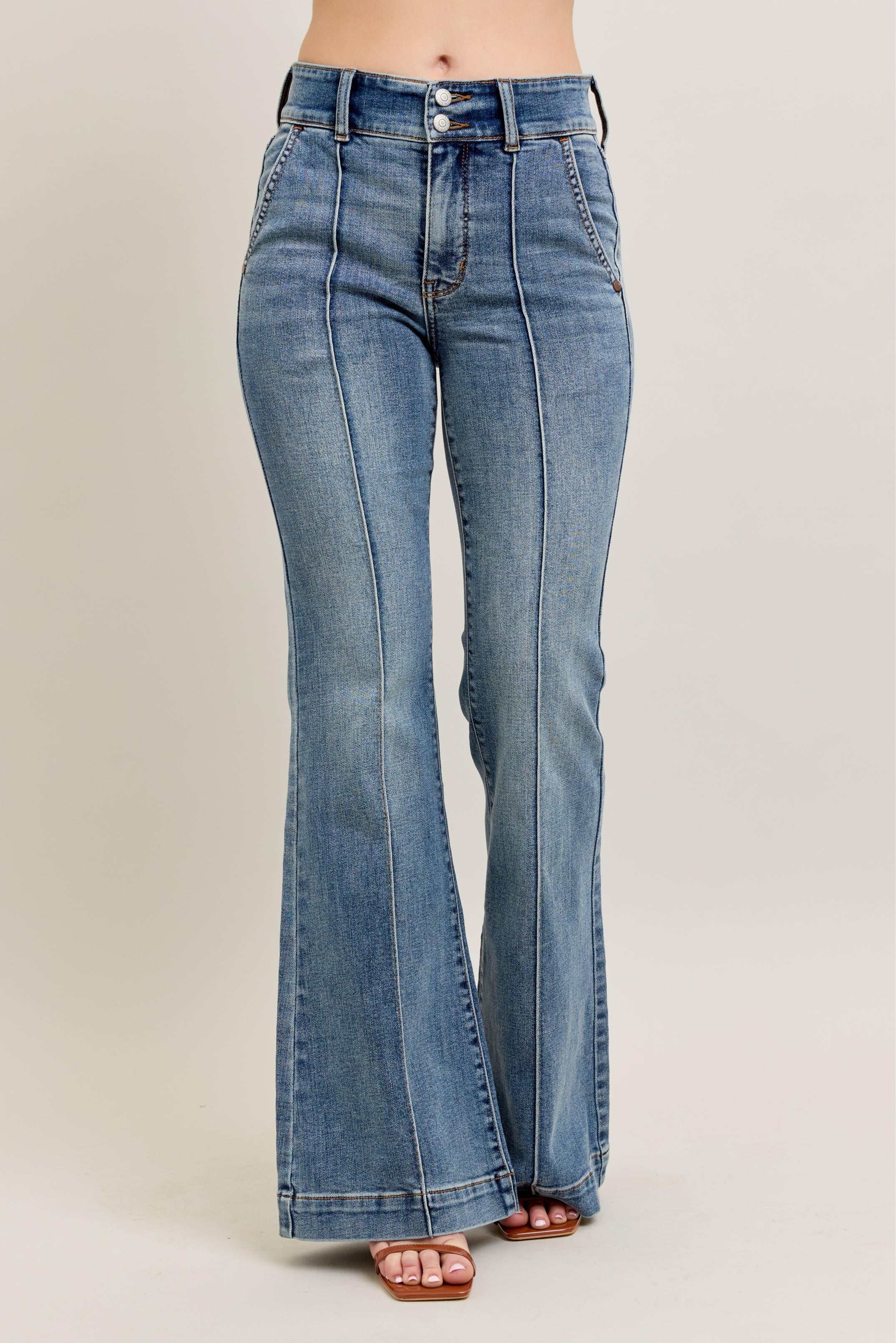 Judy Blue HW Trouser Flare