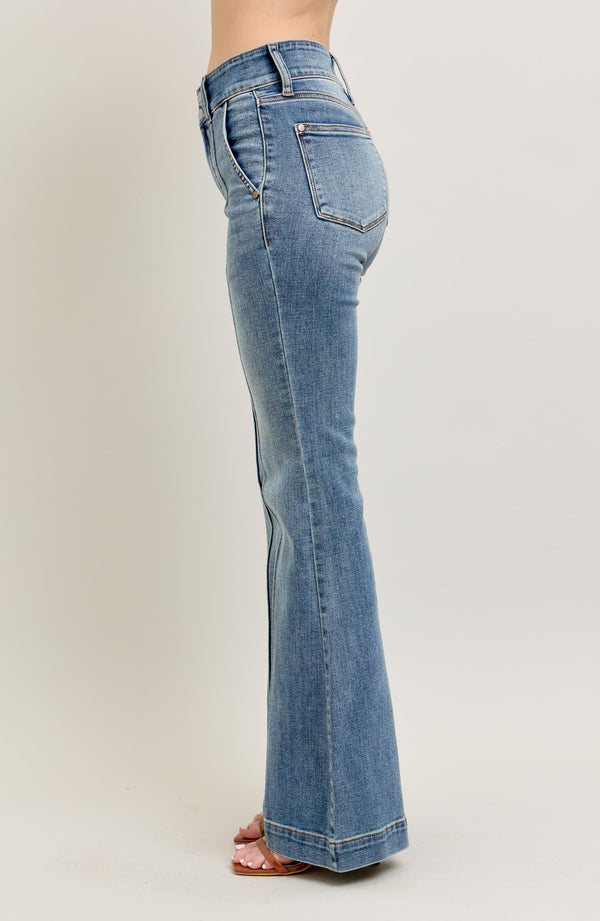 Judy Blue HW Trouser Flare