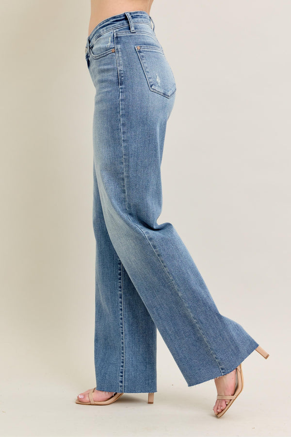Judy Blue V - Front Baggy Jean