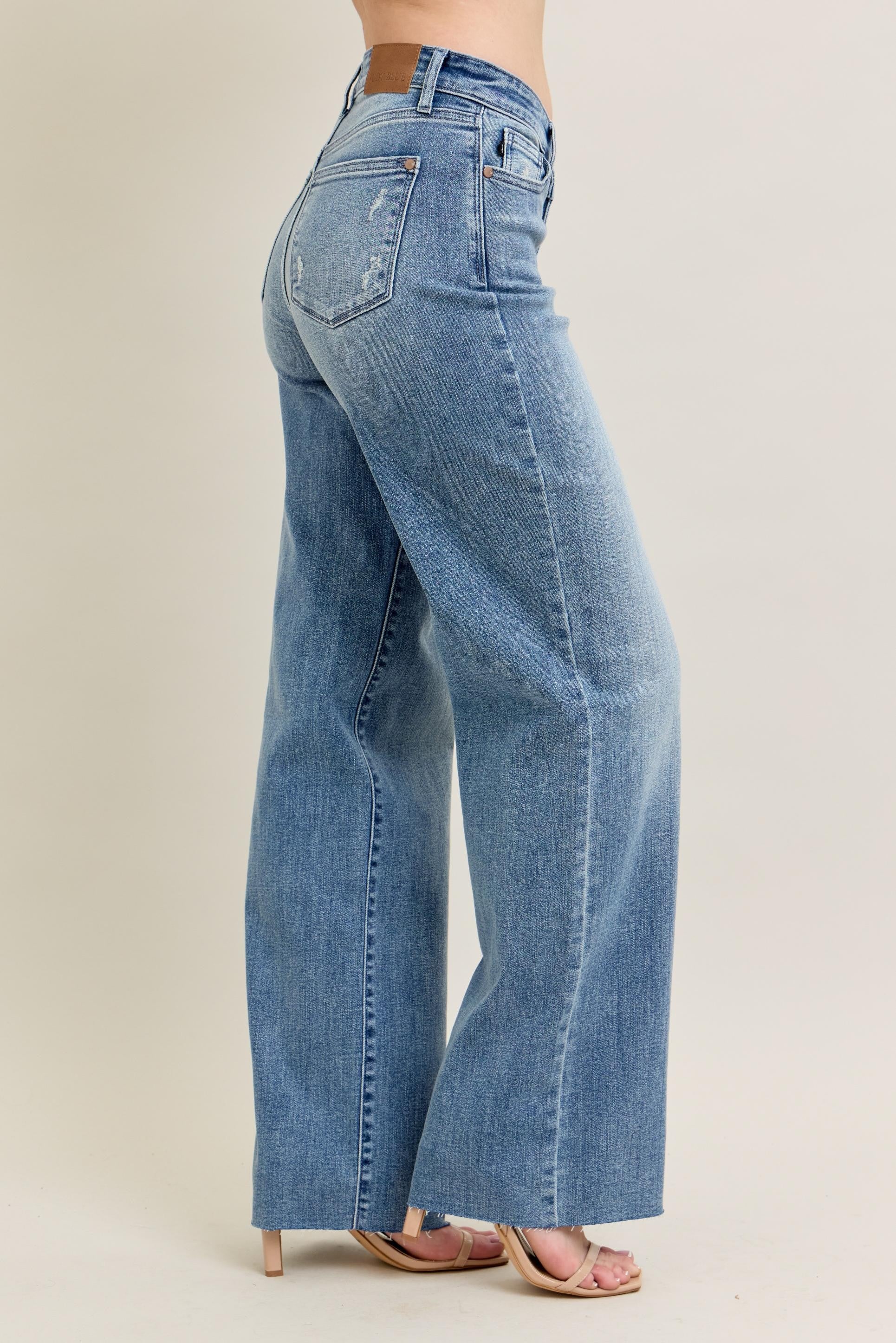 Judy Blue V - Front Baggy Jean