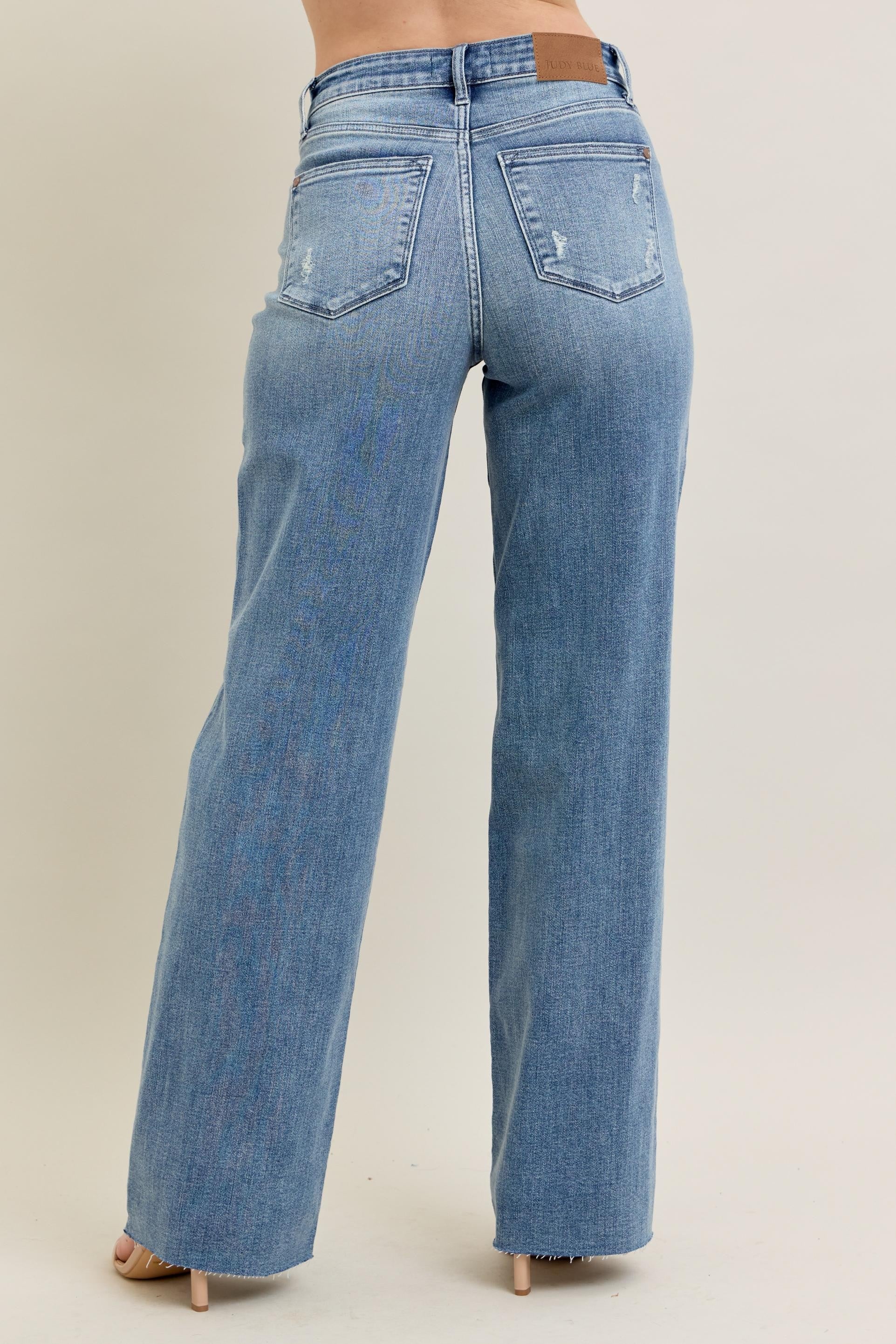 Judy Blue V - Front Baggy Jean