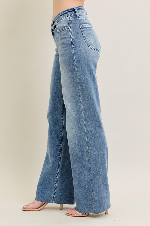 Judy Blue V - Front Baggy Jean