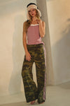 Oddi Washed Camo Printed Cotton Pants