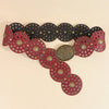 Western Studded Oval Disc
