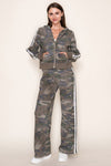 Camo Chic Stripe Set - Blush & Cactus