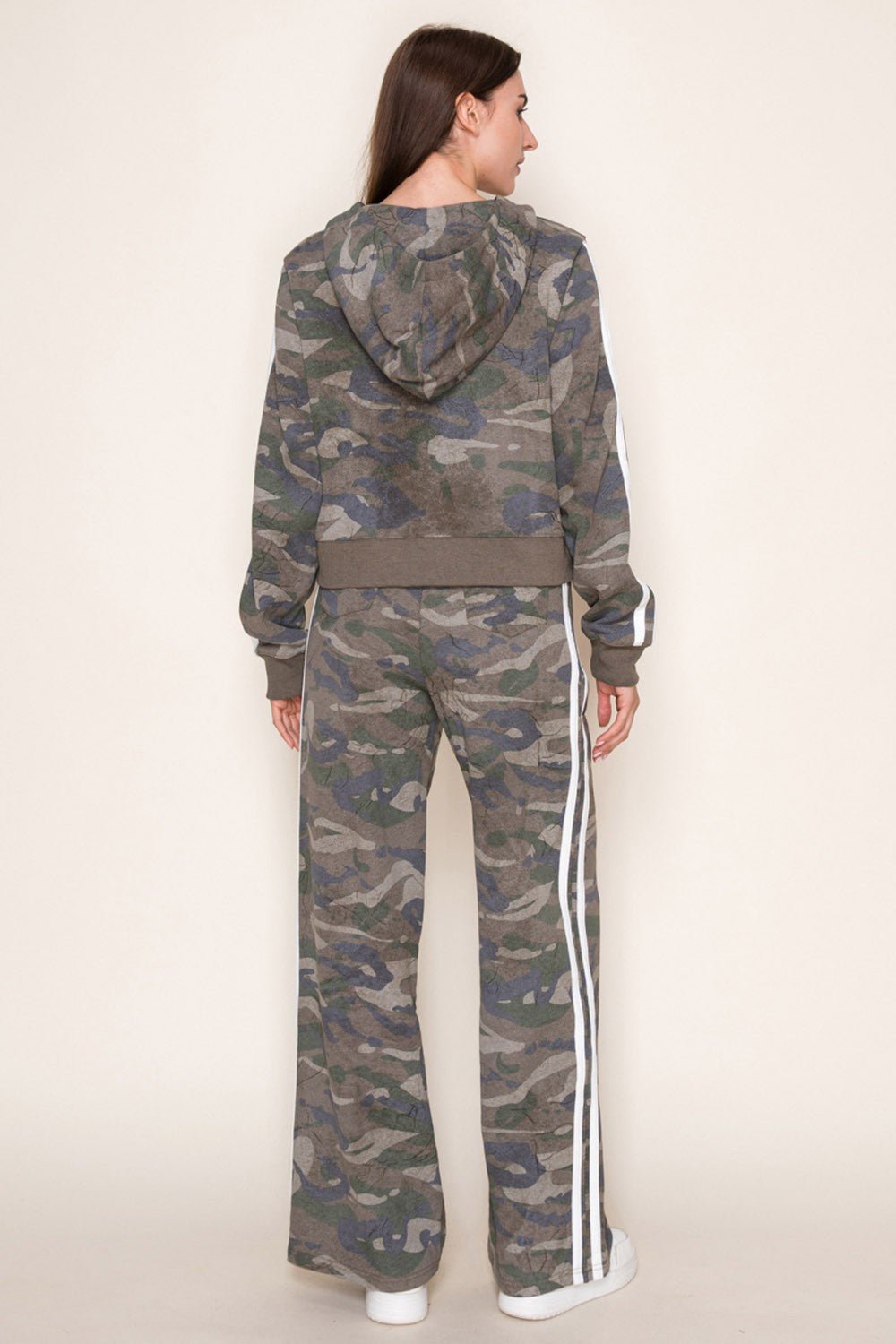 Camo Chic Stripe Set - Blush & Cactus