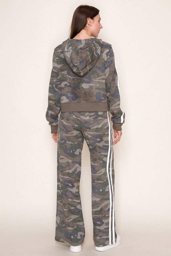 Camo Chic Stripe Set - Blush & Cactus