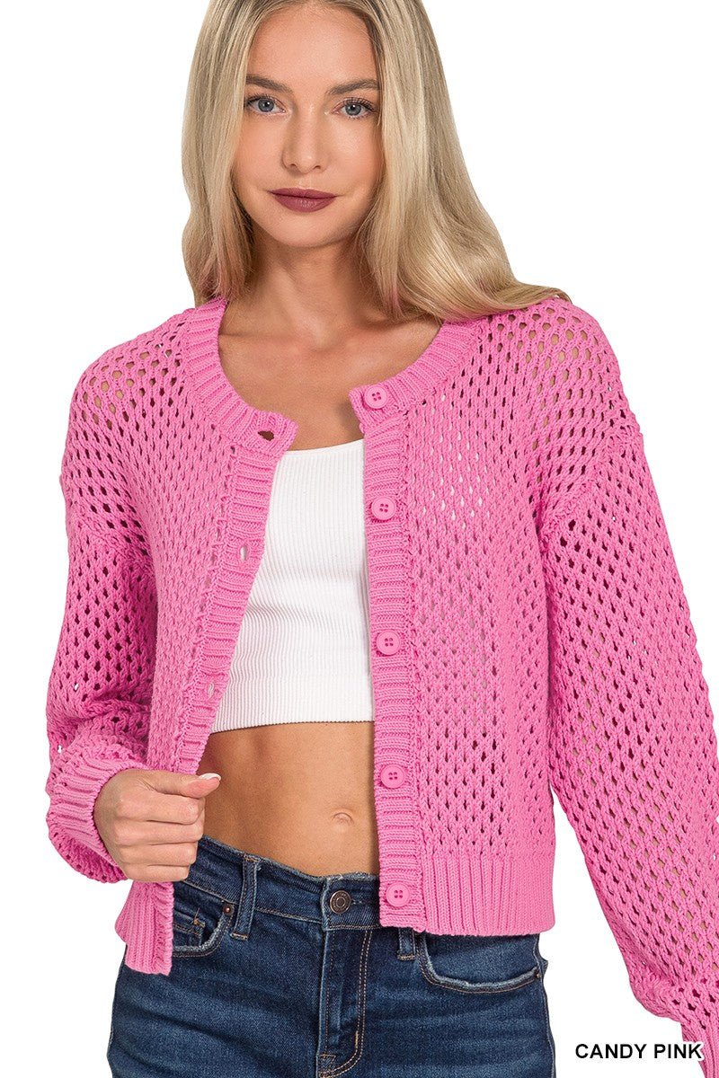 Favorite Layer Cardigan - Blush & Cactus