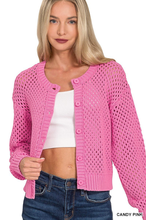 Favorite Layer Cardigan - Blush & Cactus