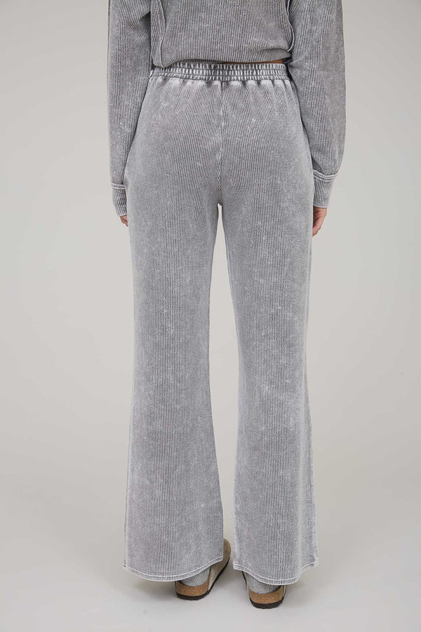 Blu Pepper Washed High Waist Drawstring Lounge Pants
