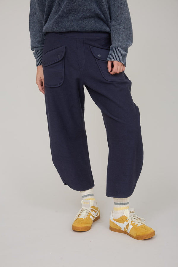Blu Pepper Pocket Detail Knit Lounge Pants - Blush & Cactus