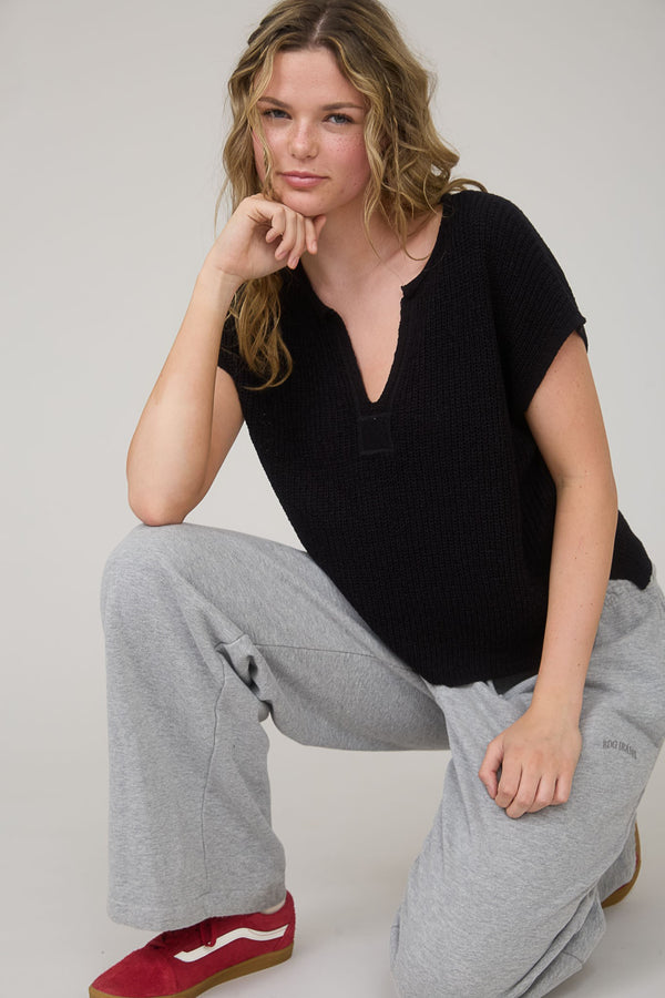 Blu Pepper Multicolor Knit Crewneck Pullover Sweater