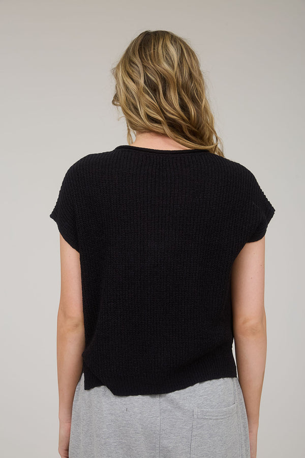 Blu Pepper Multicolor Knit Crewneck Pullover Sweater
