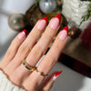 PaintLab Santa's Sleigh Press - On Nails - Blush & Cactus