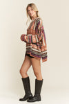 Jade by Jane Eclectic Stripe Long Sleeve Sweater