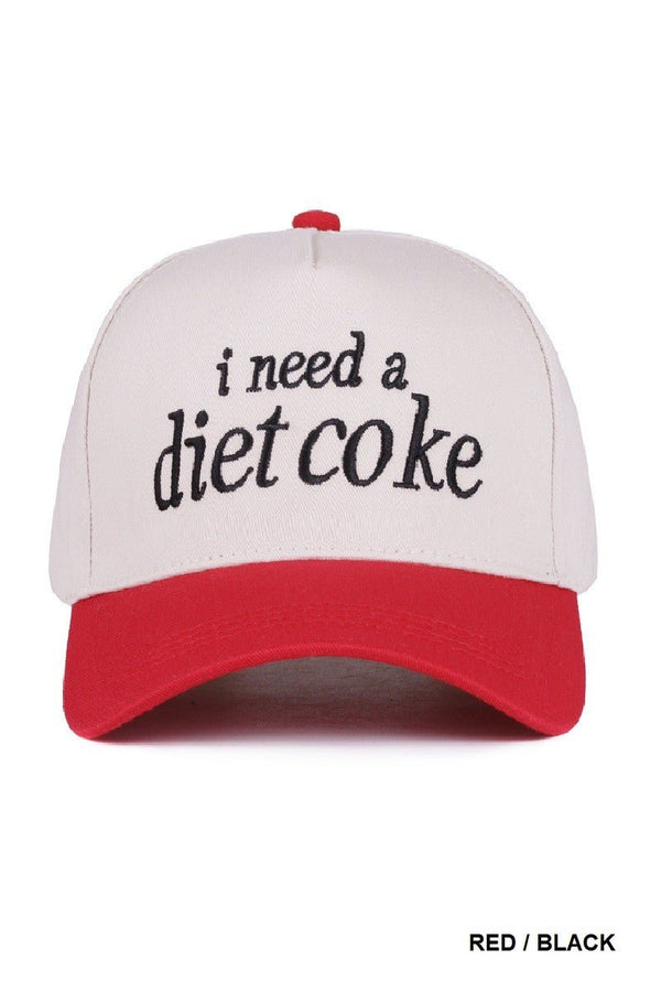 I need a Diet Coke canvas cap - Blush & Cactus