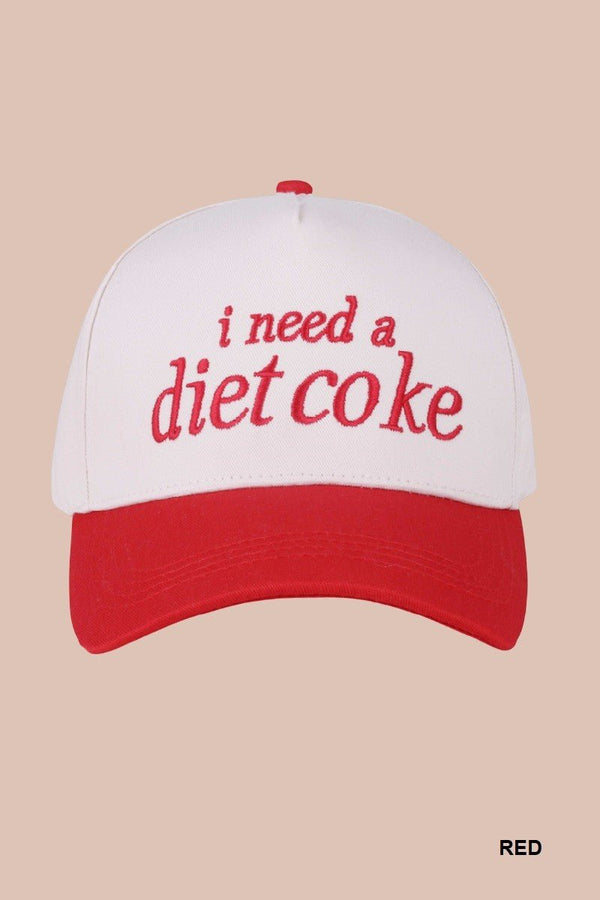I need a Diet Coke canvas cap - Blush & Cactus