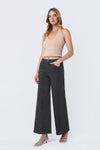 Vervet High Rise Striped Wide Jeans - Blush & Cactus