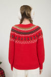 Aspen Nights Sweater - Blush & Cactus