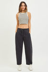 Risen Slouchy Barrel Pants - Blush & Cactus