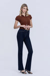 Lovervet High Rise Seamless Waistband Bootcut Jeans - Blush & Cactus