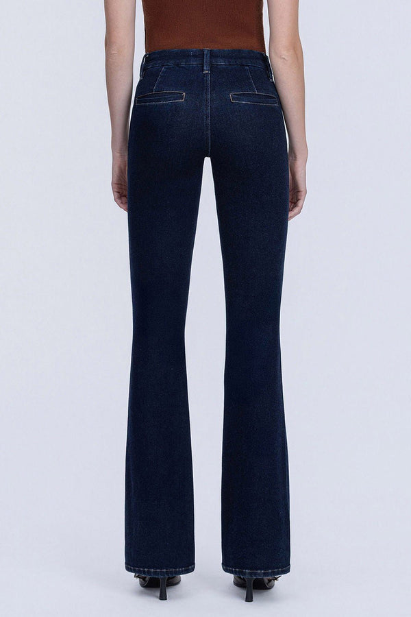 Lovervet High Rise Seamless Waistband Bootcut Jeans - Blush & Cactus