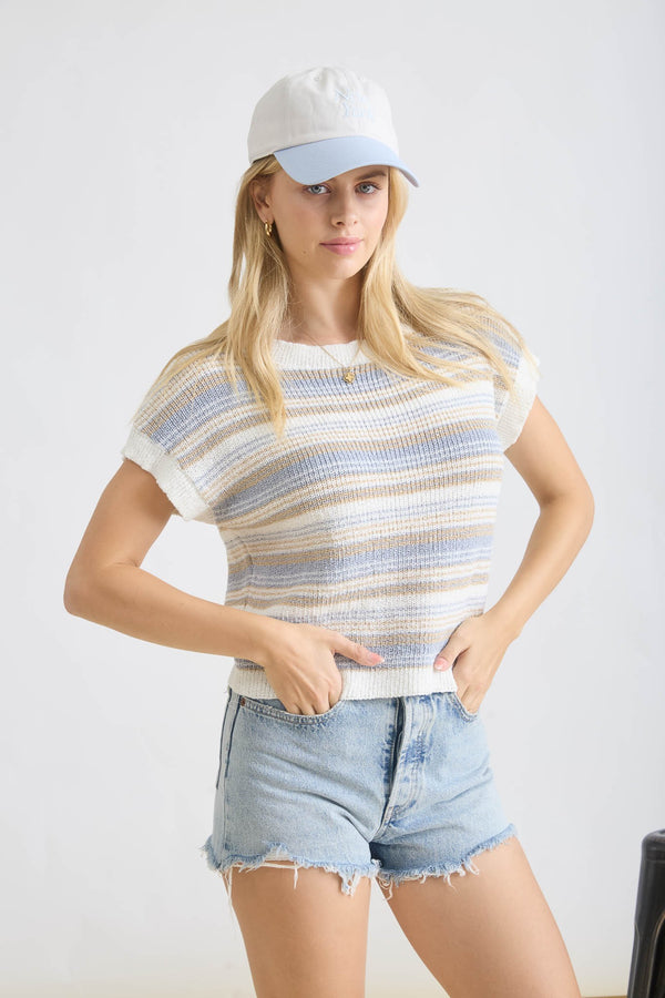 Sand & Sky Pullover - Blush & Cactus