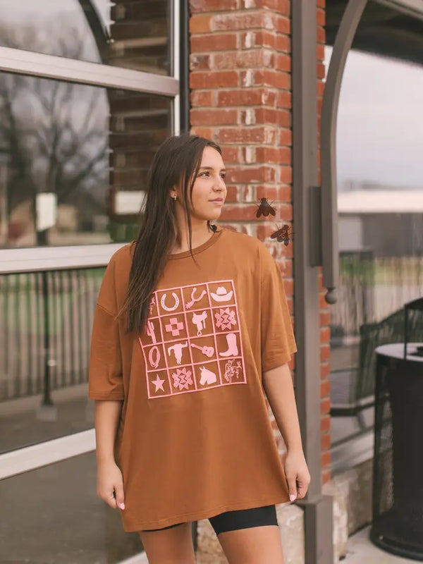 Check It * Saddle Graphic Tee