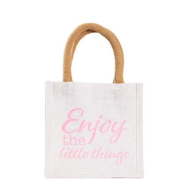 Gift Totes 7x7x5 - Blush & Cactus