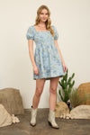 Blue Skies Bloom Dress - Blush & Cactus