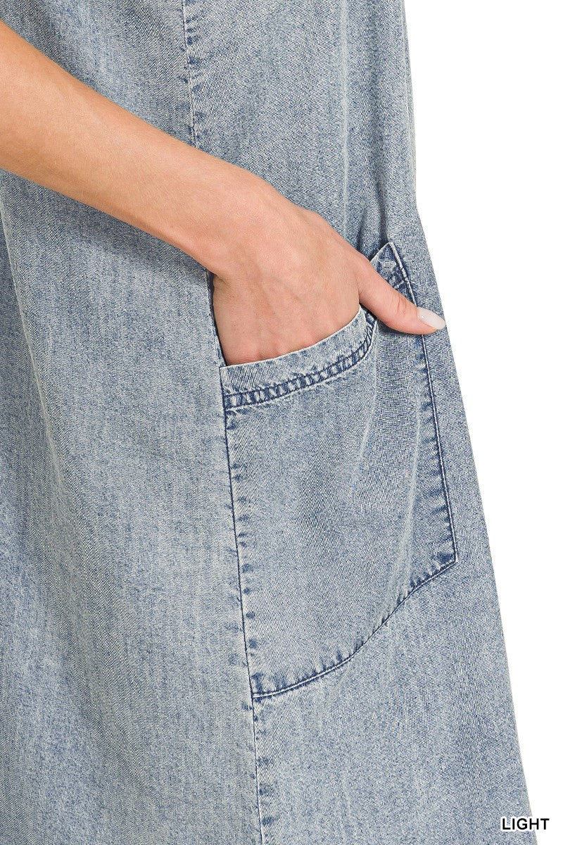 Soft Girl Denim Dress