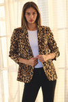 Boss Babe Leopard Blazer